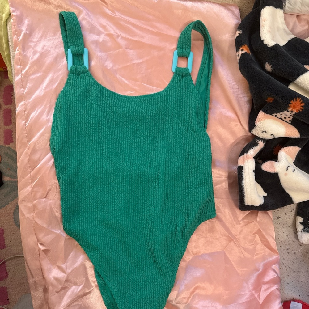 Aerie Green One Piece Swimsuit